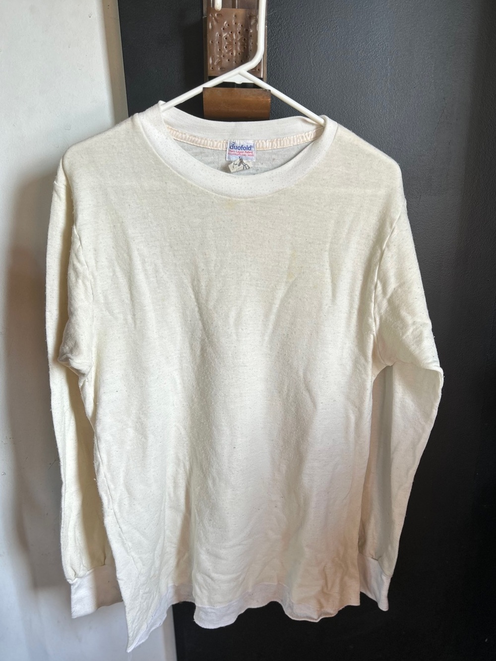 Vintage 80s/90s Wool Long Sleeve Shirt Size XL